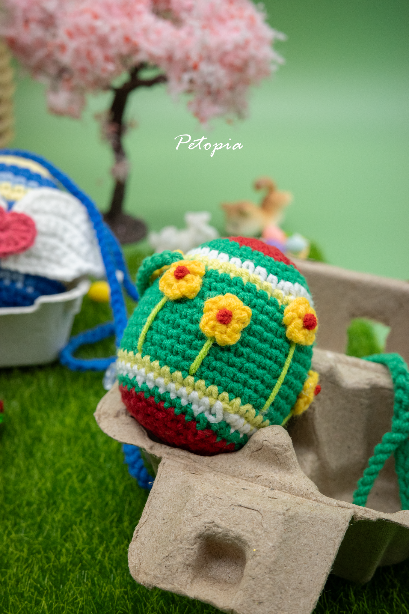 Spring Bloom Egg Swing