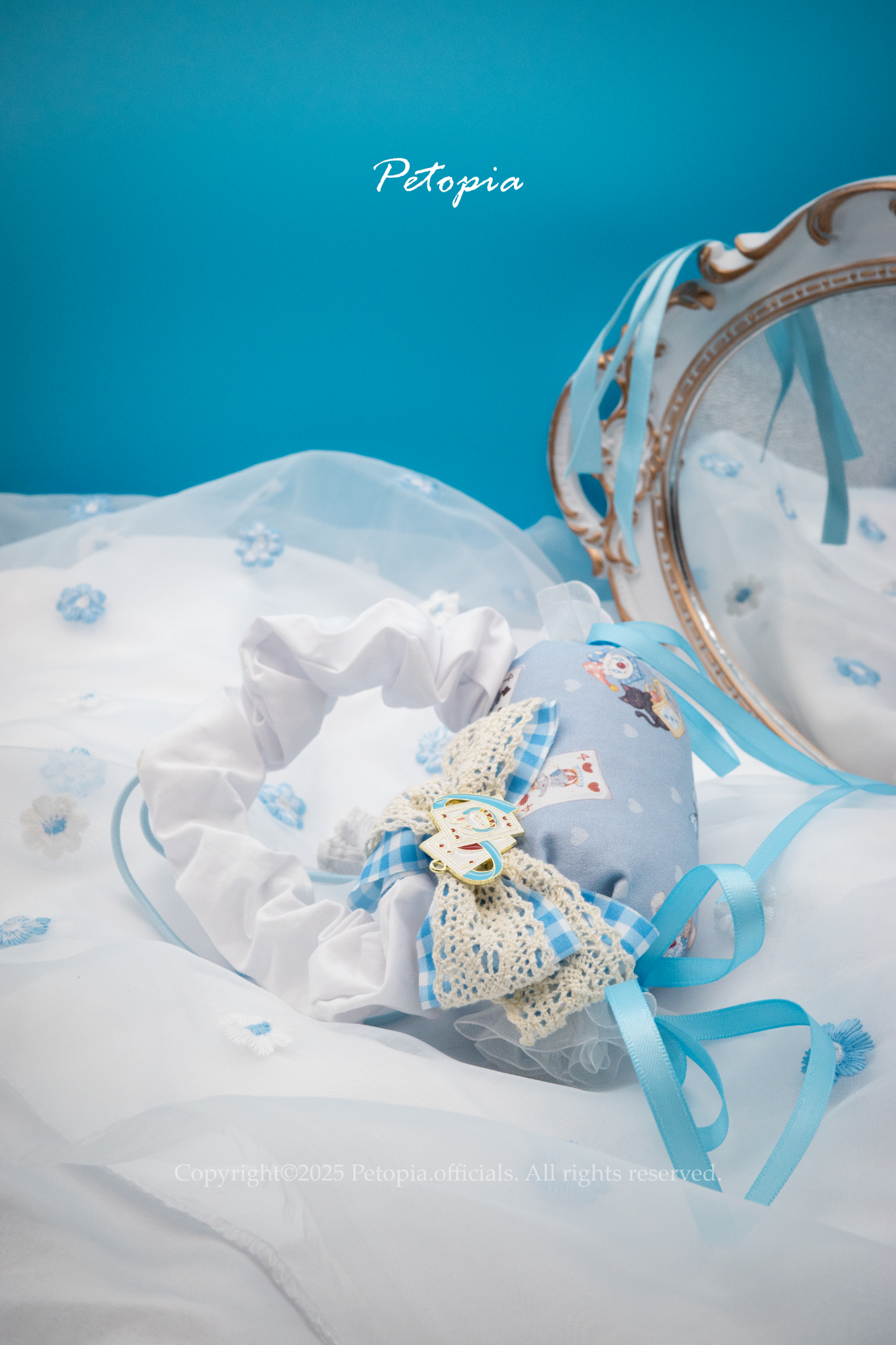 Alice's Wonderland Easter Bib